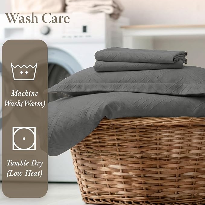 Threadmill Luxury 100% Cotton Queen Bed-Sheets - Image 8