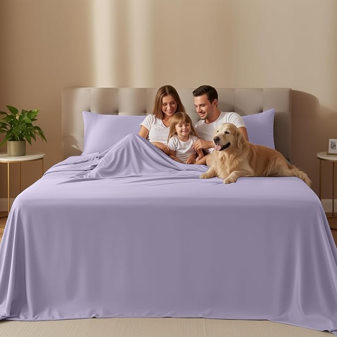 Utopia Bedding Queen Size Sheet Set – 4 Piece Bed Sheets, Soft and Breathable - Image 2