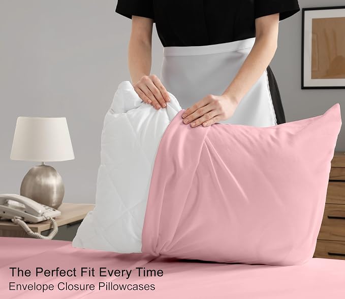 RUVANTI 100% Cotton Sheets – Twin Size Percale Bedding, Cooling & Breathable - Image 7
