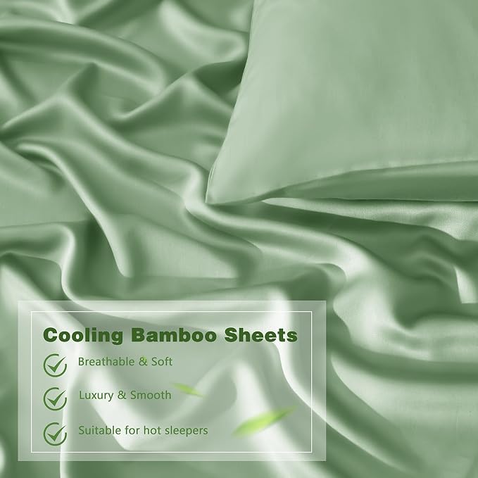 Homiest Cooling Pillow Cases Queen Size Set of 2, 100% Rayon Derived from - Image 4