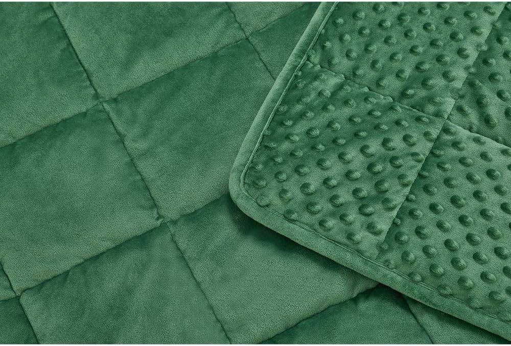 TONGDADA Minky Weighted Blanket | 40''x60'', 10lbs | Cozy and Soft Minky - Image 4