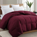 TEXARTIST Premium 2100 Series Queen Comforter All Season Breathable Burgundy by TEXARTIST