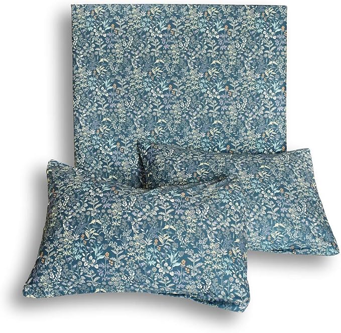 mixinni Small Blue Flower Duvet Cover Twin XL Teen Girls Floral Duvet Comforter - Image 7
