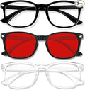 Red Lens Glasses Blue Light Glasses Men Women by Wintoo