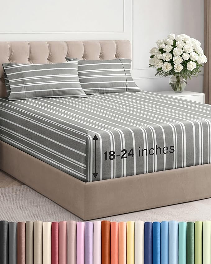 Extra Deep Twin Sheet Set by CGKUnlimited