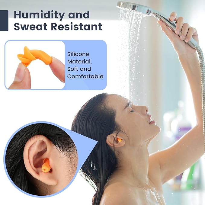 Ear Plugs for Noise Reduction, 10 Pairs Shooting Ear Protection for Gun Range - Image 6