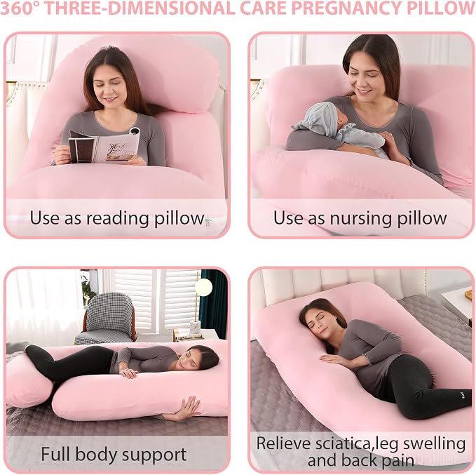 Victostar Pregnancy Pillow, 57 inches U Shaped Maternity Pillow - Image 4