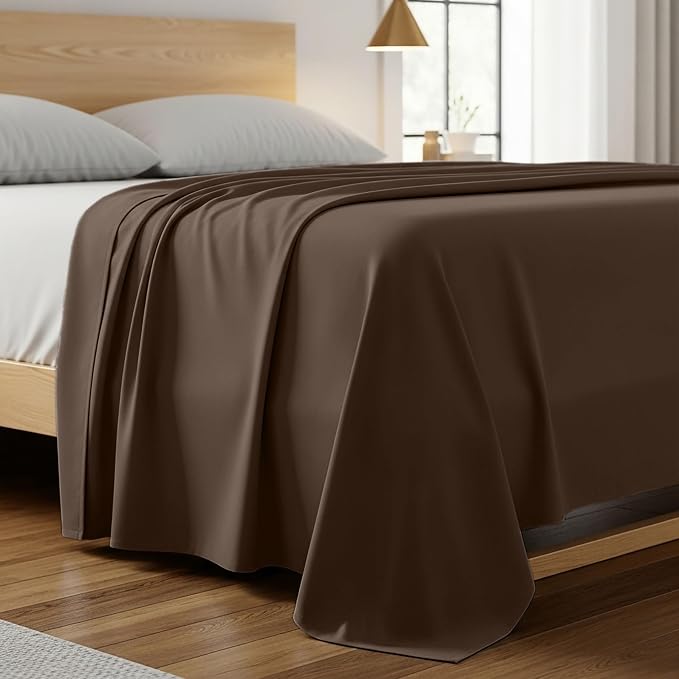 Mellanni King Size Flat Sheet by Mellanni