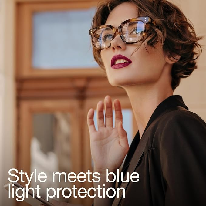 miyya Blue Light Glasses for Women & Men – Oversized UV & Blue Light Blocker - Image 2