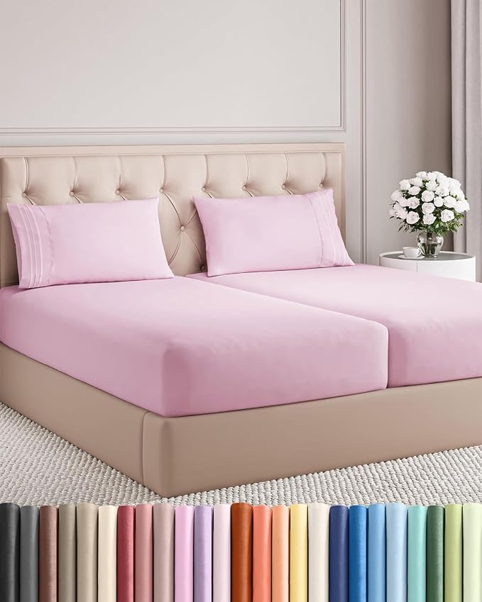 Split King Size 5 Piece Sheet Set by CGKUnlimited