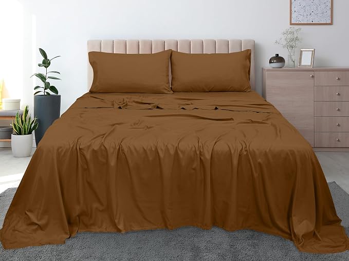 Royale Linens 300 Thread Count 100% Long Staple Combed Cotton Flat Sheet - Image 9
