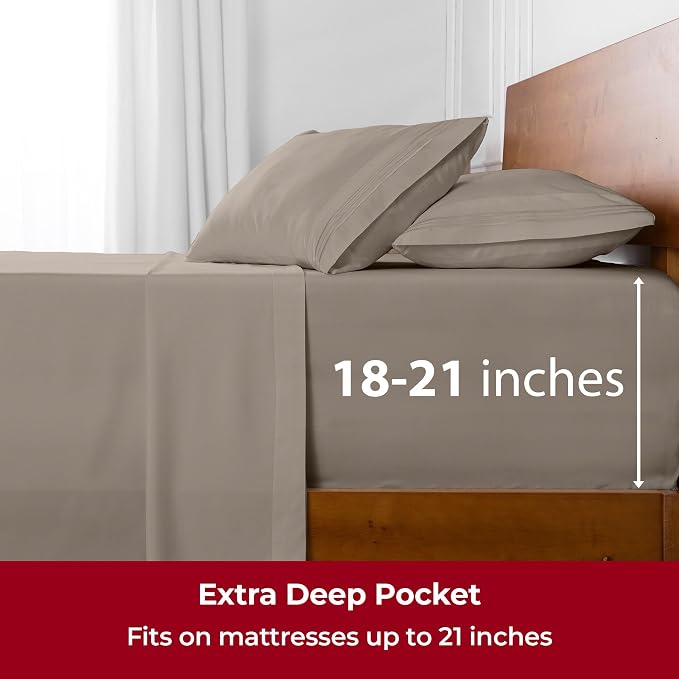 Mellanni Extra Deep Twin XL Sheets - Image 6