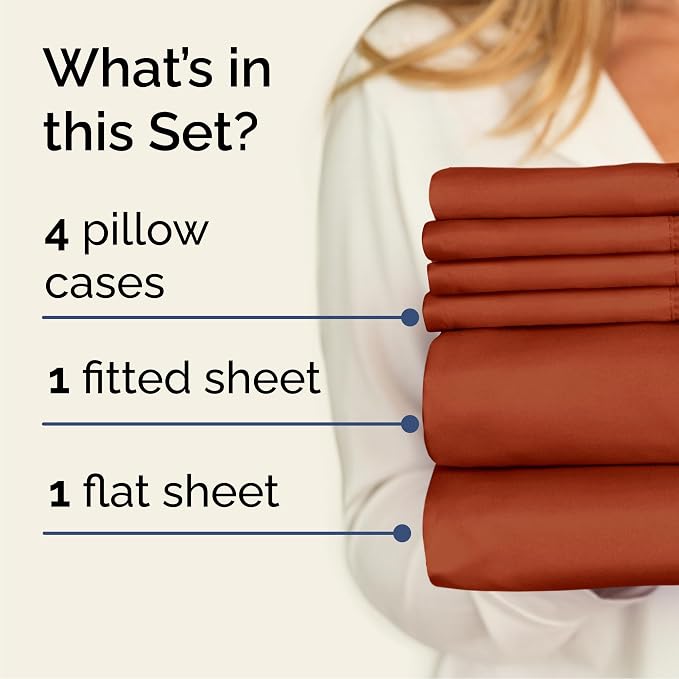 Queen Sheets Set 6 Piece - Image 2