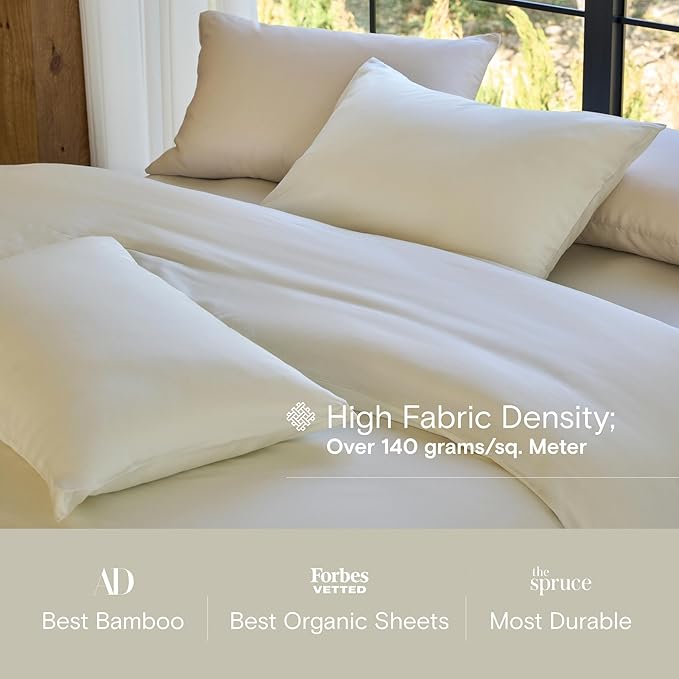 DOZ Sheet Set, 100% Viscose derived from Bamboo, Organically Grown, Buttery Soft - Image 4