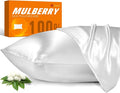 100% Mulberry Silk Pillowcase for Hair and Skin, 22 Momme Pure Natural Silk by JJIMOO