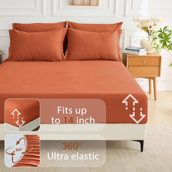 MUXHOMO 5 Pieces Twin XL Comforter Set, Soft Bed in a Bag Twin XL Size - Image 7