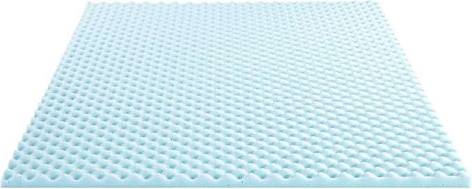 Best Price Mattress 1.5 Inch Egg Crate Memory Foam Mattress Topper, Cooling Gel - Image 7