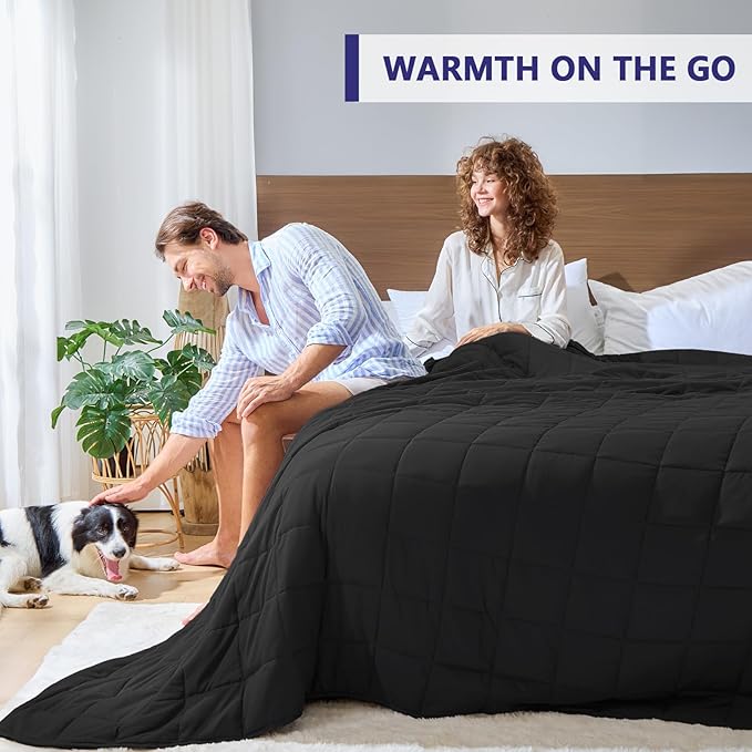 yescool Weighted Blanket for Adults Cooling Heavy Blanket for Sleeping Perfect - Image 4