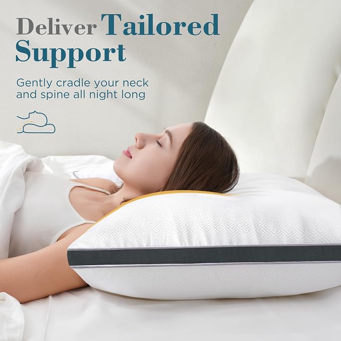 viewstar Bed Pillows Queen Sizes Set of 2, Hotel Quality Cooling Down - Image 3