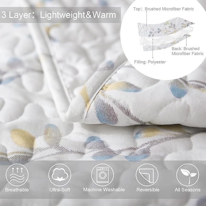 Exclusivo Mezcla Reversible Boho Quilts King Size - Image 3