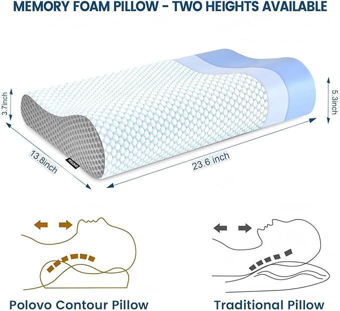 Memory Foam Pillows Neck Pillow Bed Pillow - Image 2