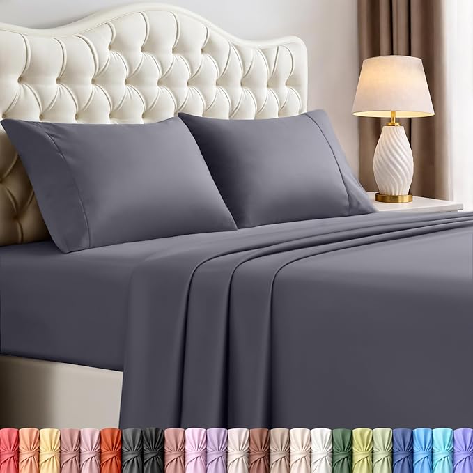Utopia Bedding California King Size Sheet Set – 4 Piece Bed Sheets, Soft and by UTOPIABEDDING