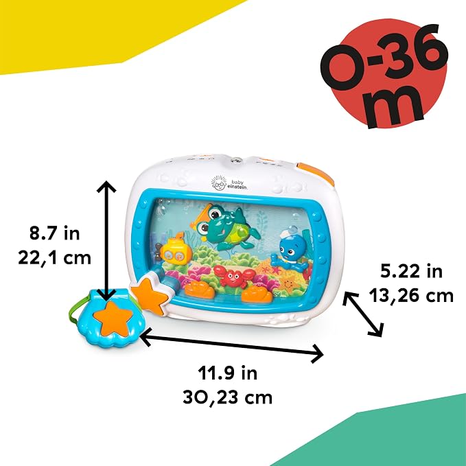 Baby Einstein Sea Dreams Soother Musical Crib Toy and Sound Machine, Newborn - Image 10
