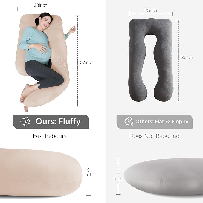 MOON PARK Pregnancy Pillows for Sleeping - Image 7