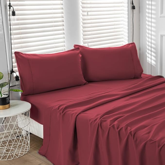 Kingnex Oversized King Flat Sheet 132x110 - Image 4