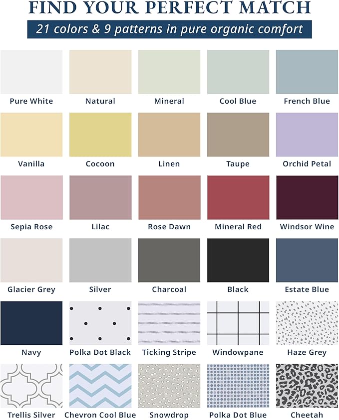 LANE LINEN 100% Organic Cotton Bed Sheets King Size, Fully Elasticized - Image 3