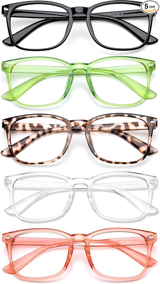 Blue Light Glasses for Woman Men | 99% Blue Light Blocking Glasses for Computer by Wintoo