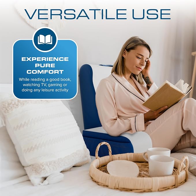 Kolbs Wedge Reading Pillow for Bed, Cushion - Image 3
