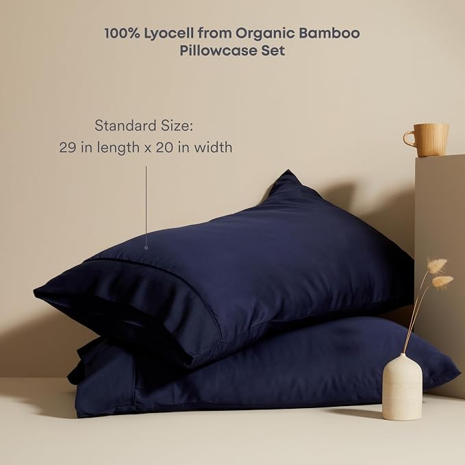 ettitude - Pillowcase Set - 100% Lyocell - Standard Size - Cooling & Breathable - Image 4