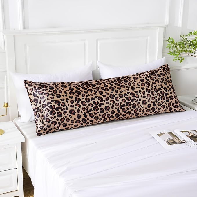 MR&HM Satin Body Pillow Cover, Soft and Breathable Body Pillow Case - Image 5
