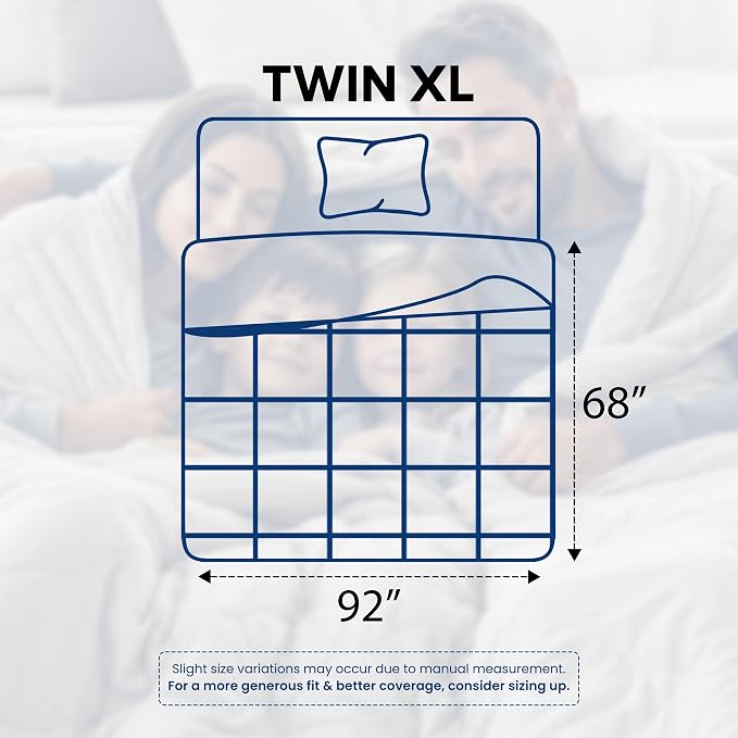 Utopia Bedding Comforters Twin XL Size, All Season Duvet Insert, Down - Image 2