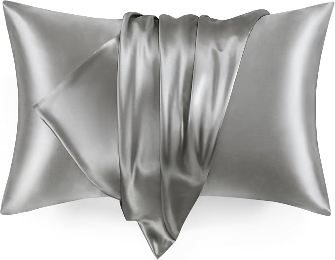 Love's cabin Satin Pillowcase Set of 2 King Size 20x36, Cooling Pillow Covers by Lovescabin