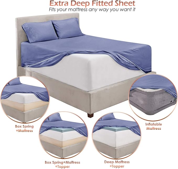 Hearth & Harbor Extra Deep Pocket Sheets - Image 6