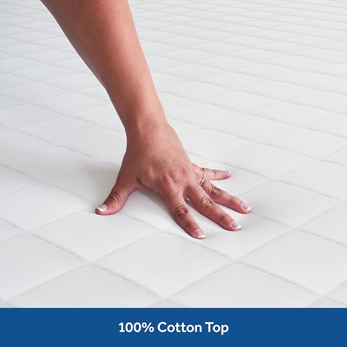 Sealy Luxury 100% Cotton Soft Top Layer, High Loft Comfort EternaLoft Fiberfill - Image 2