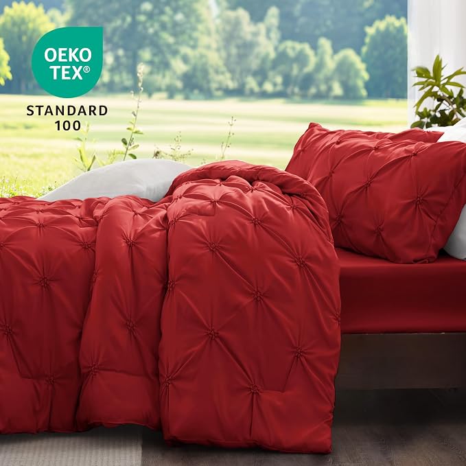 BEDELITE Red Twin Comforter Set - Image 3