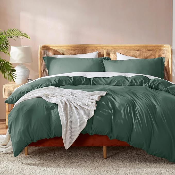 Nestl Forest Green Duvet Cover King Size by Nestl