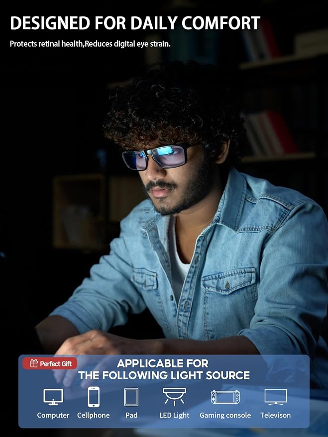 VMJFBJ Blue Light Blocking Glasses - Image 9