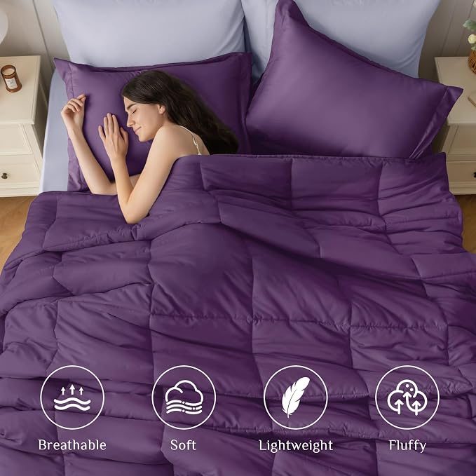 JOLLYVOGUE Twin XL Comforter Set, Ultra-Soft Bed in a Bag Twin XL Size 5 Pieces - Image 2