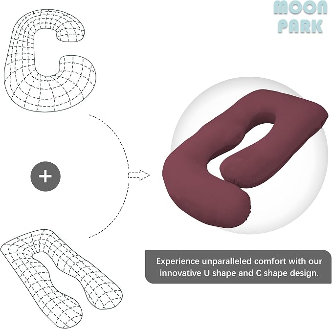 MOON PARK Pregnancy Pillows for Sleeping - Image 5
