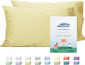 Sunflower King Pillowcases Set of 2, 100% Cotton King Size Pillow Cases 2 by SunflowerHometexUS