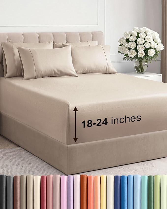 Extra Deep King Sheet Set by CGKUnlimited