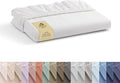 Linen Home 100% Cotton Percale Weave Fitted Sheet, Queen Size, 1 Deep Pocket by LINENHOME