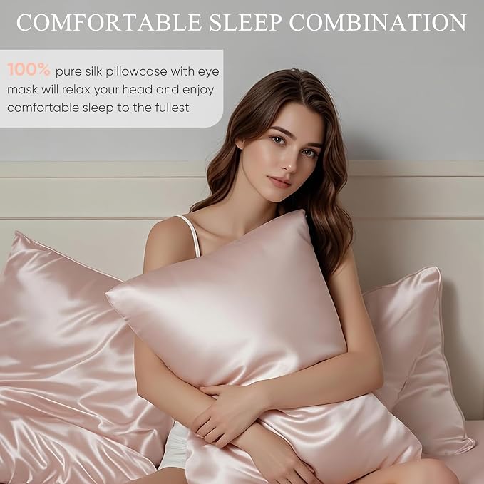 100% Mulberry Silk Pillowcase 22 Momme - Image 2