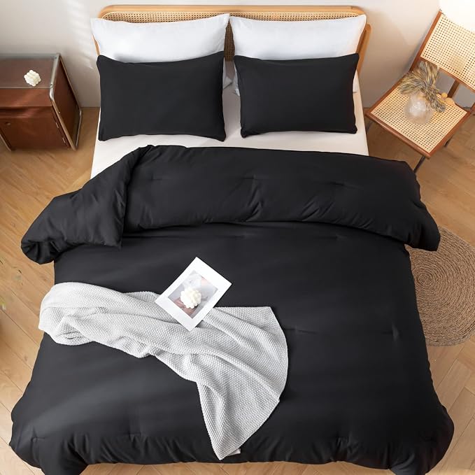 ROSGONIA Alaskan King Comforter 136x120, 1 Extra Large King Size Comforter - Image 5