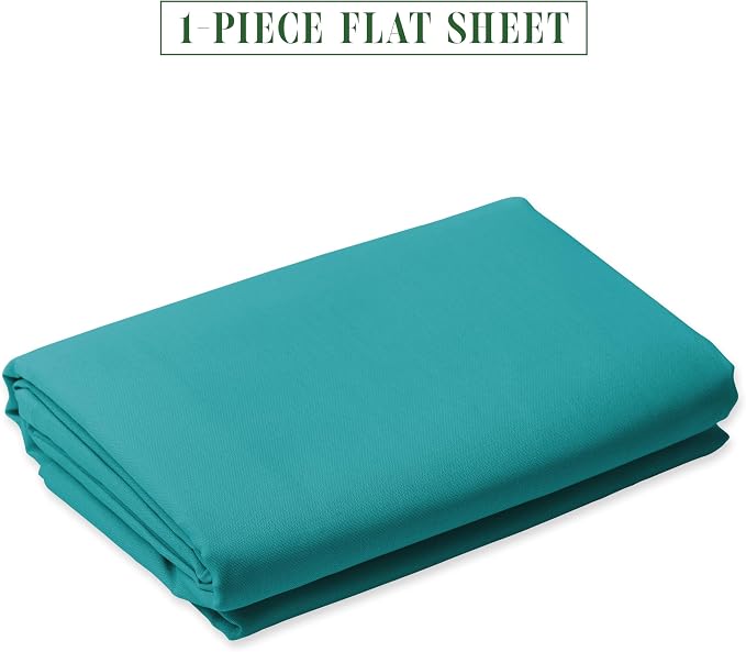 Luxury Flat Sheet on Amazon Elegant Comfort Wrinkle-Free 1500 Premier Hotel - Image 2