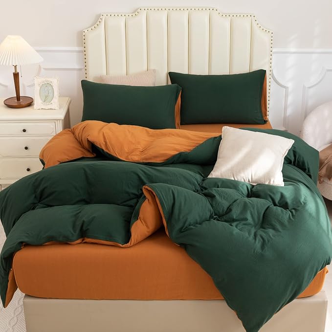 PURE ERA Jersey Knit Duvet Cover Set 100% T-Shirt Cotton Super Soft Comfy 3pc - Image 2
